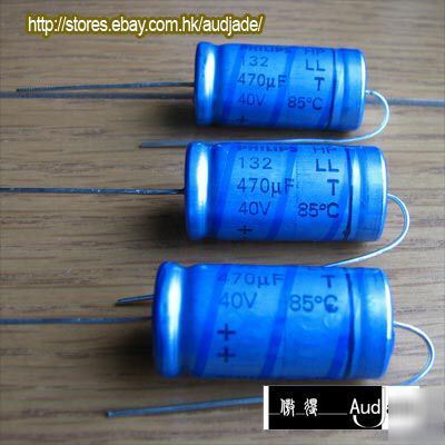 35PCS 470UF 40V philips 132 ll axial capacitors