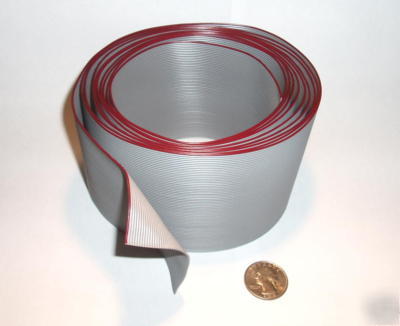 64 conductor flat ribbon cable 28 awg wire (10 feet)