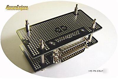 DB25 male connector breakout prototype pcb board kit