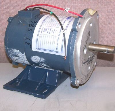 New electrol 1/8 hp dc electric motor m-4610NV 56C fr
