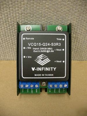 V-infinity dc-dc converter 9-36V input, 3.3VDC @ 3.0A