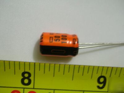 New 50PCS, 50V 100UF mini electrolytic capacitor 
