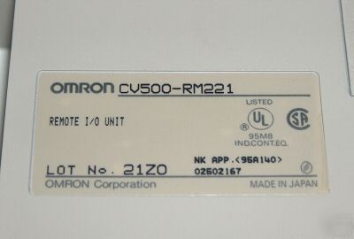 New omron remote i/o unit CV500-RM221 master remote 