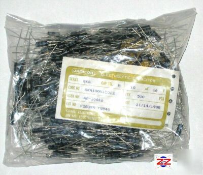 10UF 16V axial electrolytic capacitor 10MF qty: 500