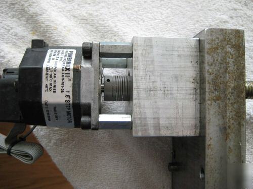 Ball screw & nut powermax ii steper motor and bearing