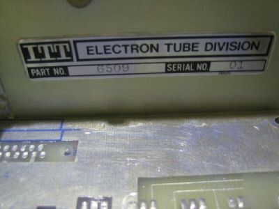 Itt electron tube div. amplifier traveling wave tube