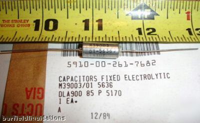 New lot 220 fixed ele capacitors p/n: M39003/01 5636