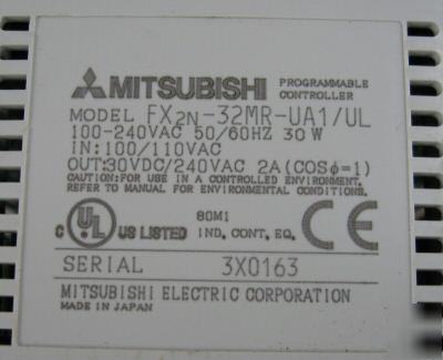 New mitsubishi plc - - no - not allen-bradley