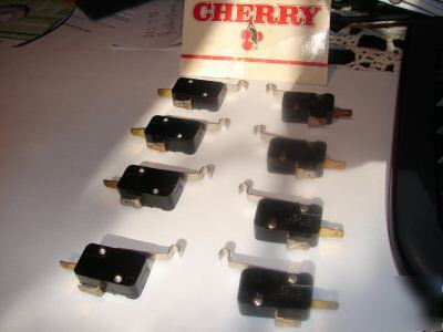 Set of eight (8) limit switches famous cherry brand