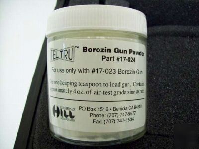 Tel tru borozin gun & powder w/ hard carry case