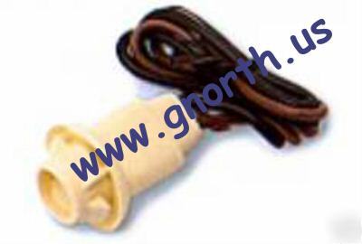 194 (60-60) plastic wedge pigtail socket receptacles