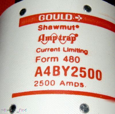 New gould shawmut A4BY2500 fuse A4BY 2500 krp-c 
