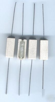 5 watt power resistors 4000 ohm lot of 4 made in usa