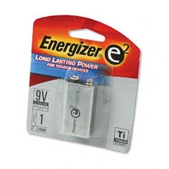 Energizer 9V e titanium batteries, 1 per pack