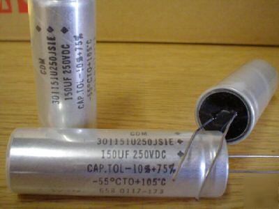 New 10 pcs 250V 150UF cdm hi temp low esr rad capacitor 