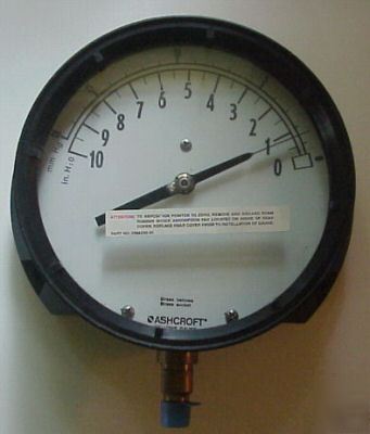 New ashcroft compound bellows gauge ~ 601188AS02L ~ 