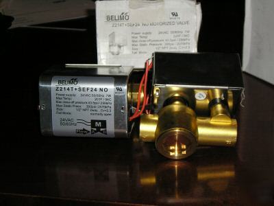 New belimo Z214T + SEF24 no motorized valve 