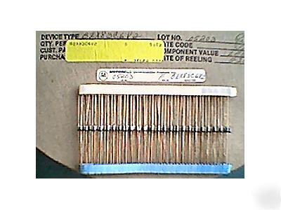Quantity 100 (or more) zener diodes BZX83 - - 6.2 volts