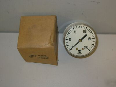 Usg pressure gauge #108086 0-200PSI 2