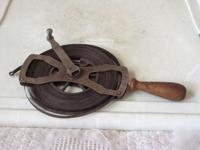 Vintage electricians wire/cable puller-fish tape-used