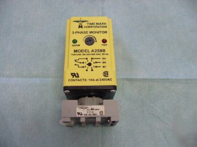 Time mark model: A258B 3-phase monitoring relay <