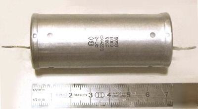 0,22UF 600V teflon hi-end capacitors ft-3. lot of 8