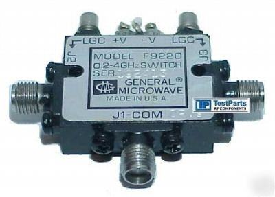 05-01012 general microwave F9220 broadband rf switch hp