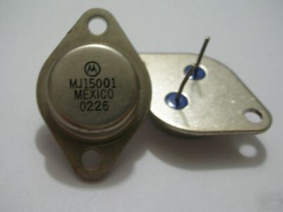 5X MJ15001 + 5X MJ15002, audio audio transistor TO3 
