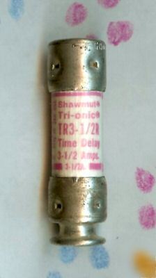 Gould shawmut tr-2-1/2 fuse 2 1/2 amp 250 volt time dly
