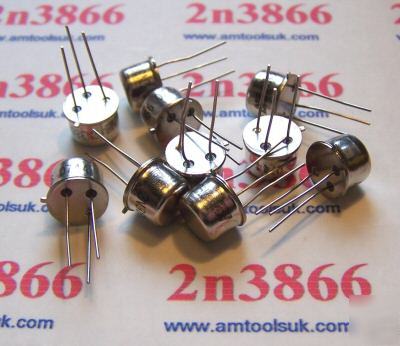 New 2N3866 transistor x 10. 