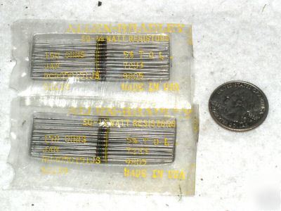 100 vintage carbon comp 150 ohm 1/8W resistor mil ab