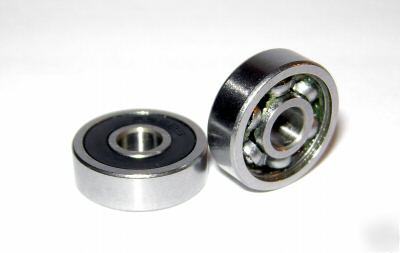 624-1RS bearings, 4X13, 624-rs, 624RS, open one side