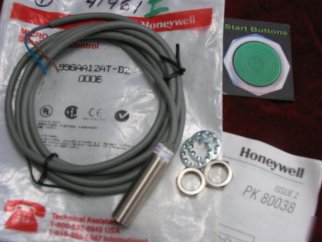 996AA12AT-B2 honeywell 2 wire 9-30 vdc proximity sensor