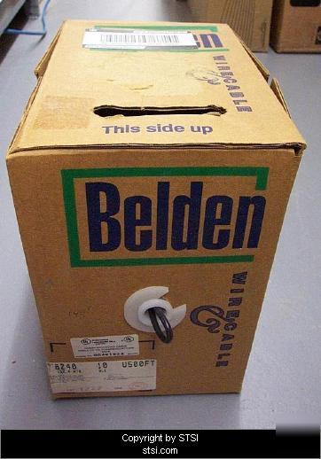 Belden 8240 rg-58 video cable, 75 ft, black ~stsi