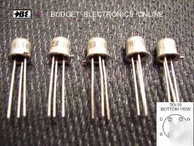 2N4391 silicon n-channel jfet to-18 ( 5-pack )