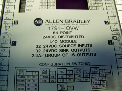 Allen bradley 64 point i/o module 1791-iovw