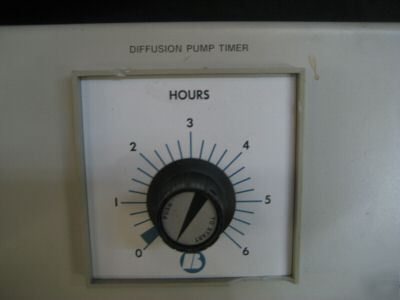 Diffusion pump timer