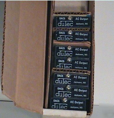 Dutec, OAC5, solid state, ac outut relay, lot of 7 