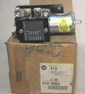 New allen bradley 810-A05A dash pot relay 9 amps 