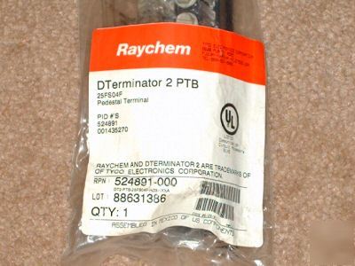 Raychem tyco dterminator 2PTB pedestal terminal 25FS04F