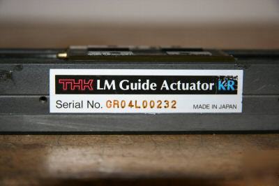 Thk KR33 ball screw linear actuator lm guide rail kr