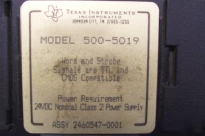 Ti texas instruments word output module 500-5019