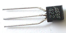 Transistor ~ BF422 npn 500MA .05A 250V T092 (50)