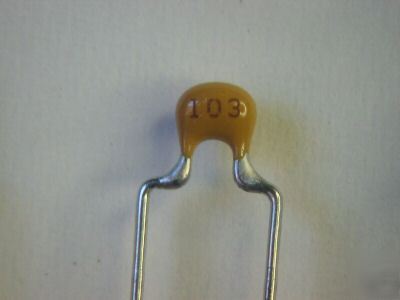 0.01UF 10% 50V X7R radial ceramic capacitors - 1000 pcs