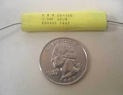 1.5 uf film audiophile capacitor - 100 pcs 