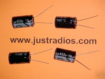 10UF @ 450V 105C radial electrolytic capacitors :qty=11