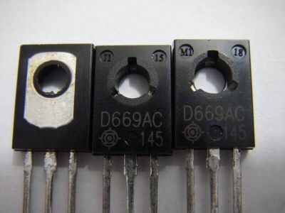 15PCS, npn 2SD669C / 2SD669 transistor to-126