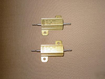 2K / 2000 ohm 10 watt power resistor gold alum case