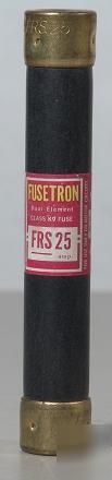 Fusetron fuse frs 25 lot of 3 