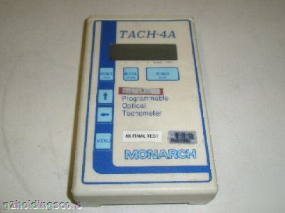 Monarch instrument programmable optical tachometer